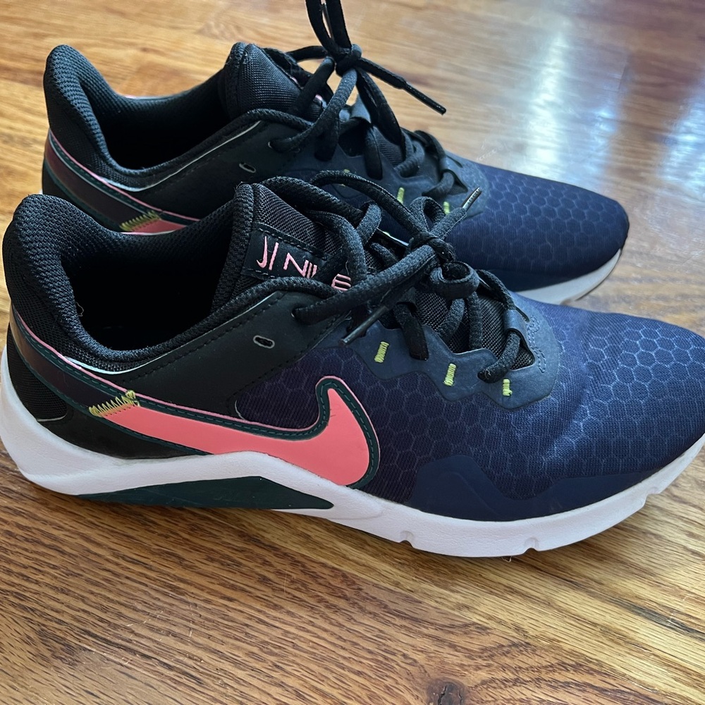 Nike Blue and Pink Sneakers